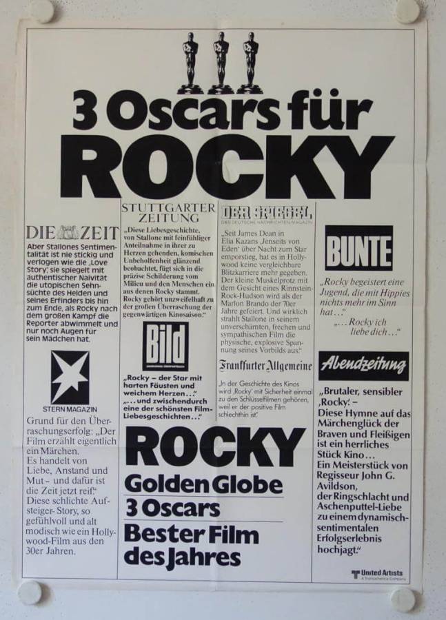 Rocky originales deutsches Filmplakat